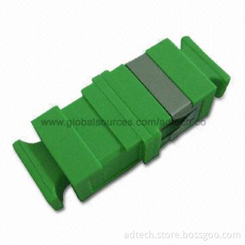 SC/APC Fiber-optic Adapter without Flange SM Simplex